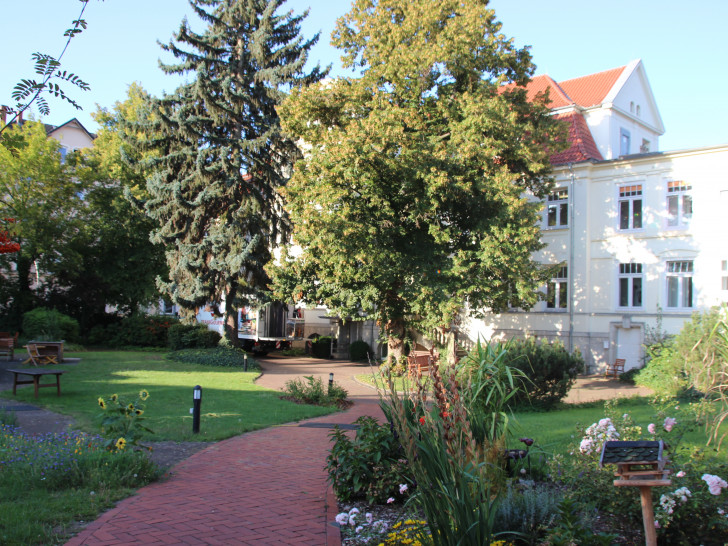 Ludwigsgarten an der Ecke zum Mittelweg: Mit Kooperationspartnern schafft die Lebenshilfe Braunschweig hier ein natürliches Kleinod, in dem auch Nachbarn willkommen sind.