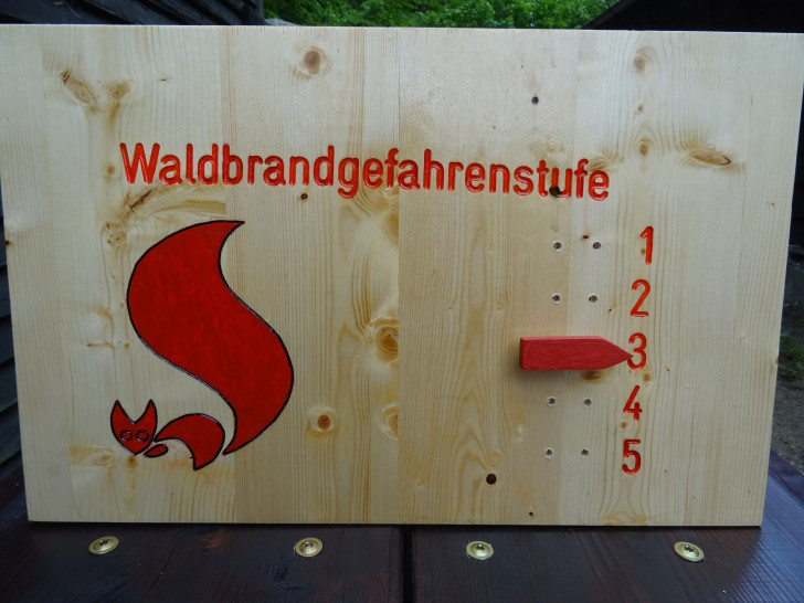 Eine der Infotafeln, die jetzt im Nationalpark Harz stehen.