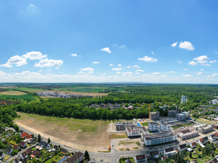 Panoramaaufnahme Hellwinkel Terrassen.