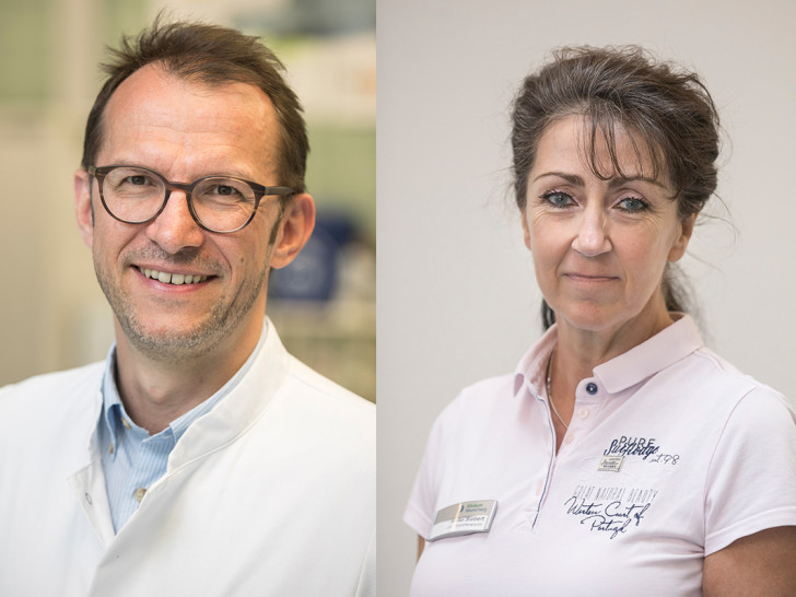 Prof. Dr. Thomas Gösling, Chefarzt der Unfallchirurgie & Orthopädie sowie Frau Heike Siebert, leitende Physiotherapeutin, beantworten Ihre Fragen.