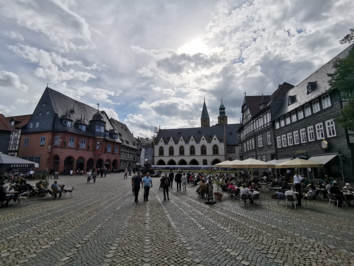 Der Goslarer Marktplatz.