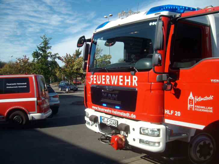 Die Feuerwehr Helmstedt musste zu einem Einsatz in einem Baumarkt ausrücken. 