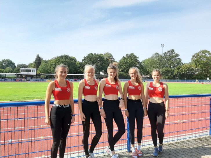 Maike Kessler, Jelde Jakob, Marlene Thiele, Paula Wilkening, Leonie Böhm 