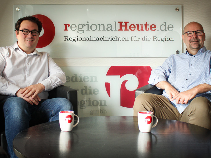 Werner Heise (links im Bild) übernimmt den Posten des regionalHeute.de-Chefredakteurs von Marc Angerstein.