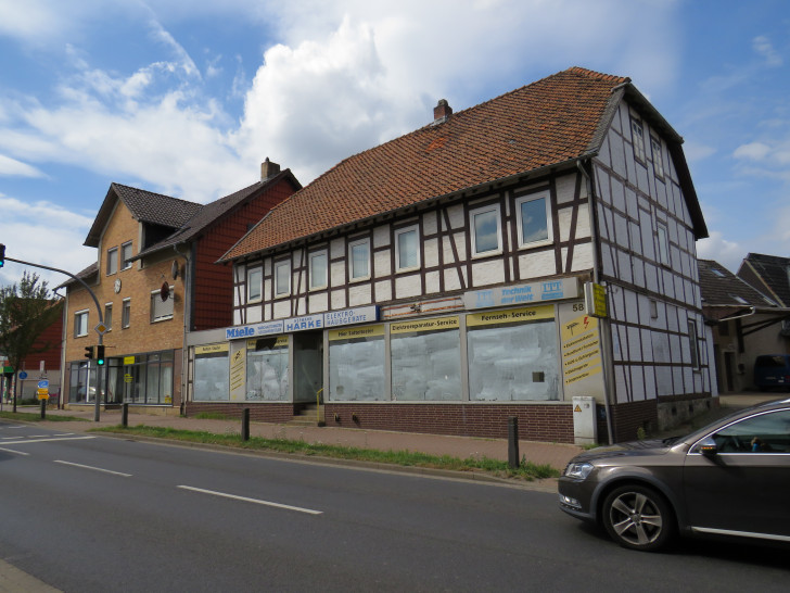 Das aktuell noch leer stehende Gebäude in Lehre.