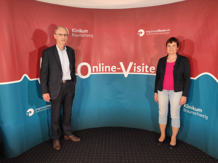 Prof. Dr. Jürgen Krauter und Dr. Frauke Rösick standen Rede und Antwort.
