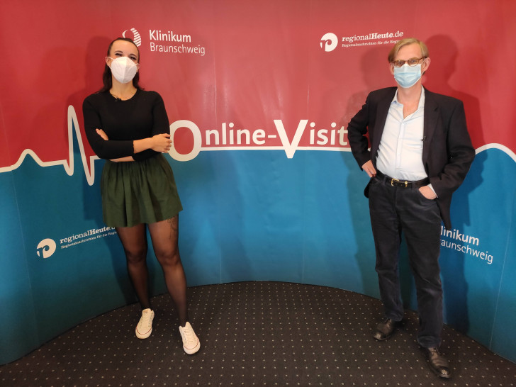 PD Dr. Matthias Görnig, Chefarzt der Geriatrie, und Janina Kitzmann, Pflegefachleitung der Geriatrie.