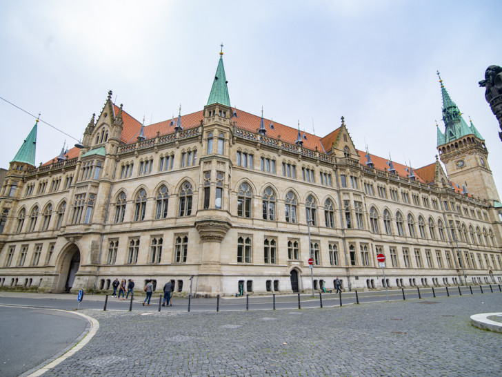 Das Rathaus in Braunschweig.