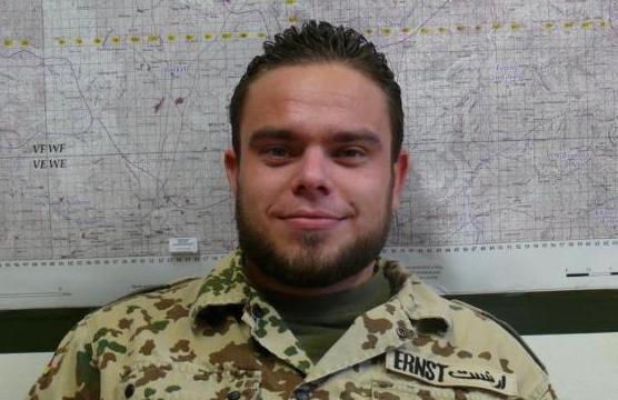  Der Sickter Ernst-Dieter Grieshaber berichtet beim Heimatabend über seine Erfahrungen als Soldat im Afghanistan-Einsatz 