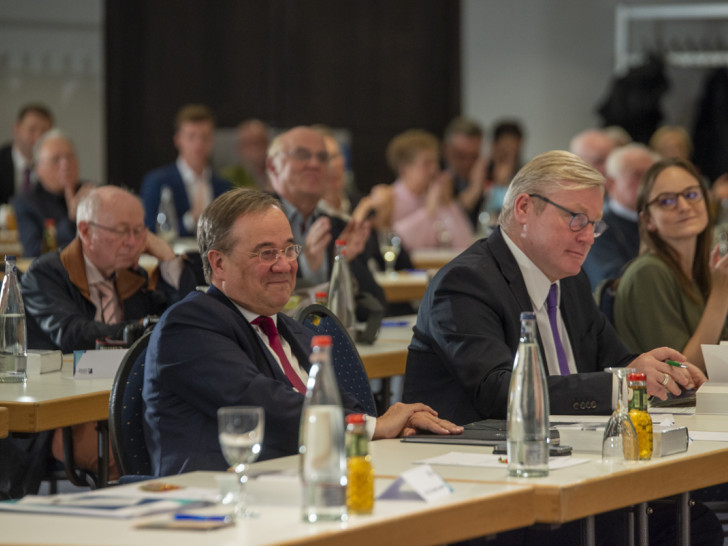 Armin Laschet und Bernd Althusmann beim Jubiläum der Bundes-CDU in Goslar.