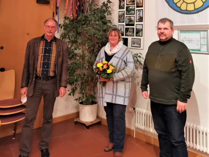 Die CDU-Fraktion im Ortsrat Destedt – v.l. - Uwe Feder, Kerstin Köchy und Hubertus Holtz