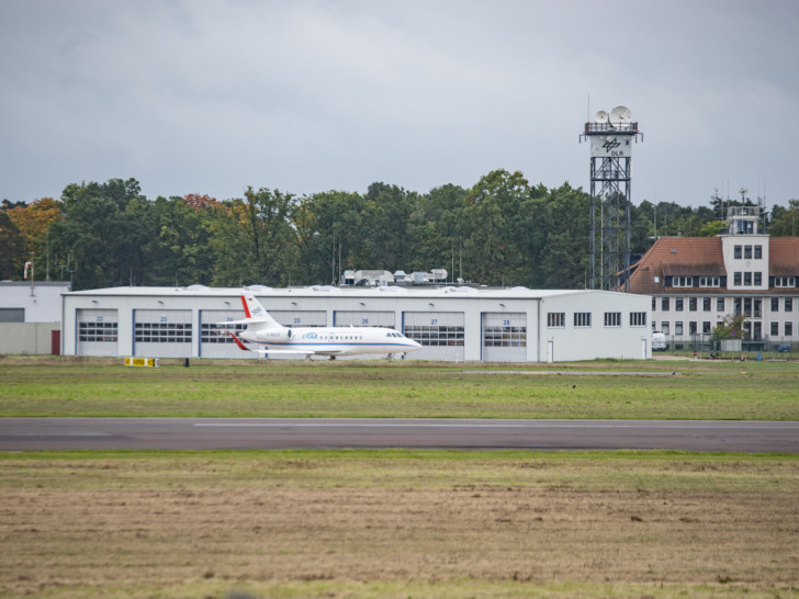 Der Braunschweiger Flughafen.