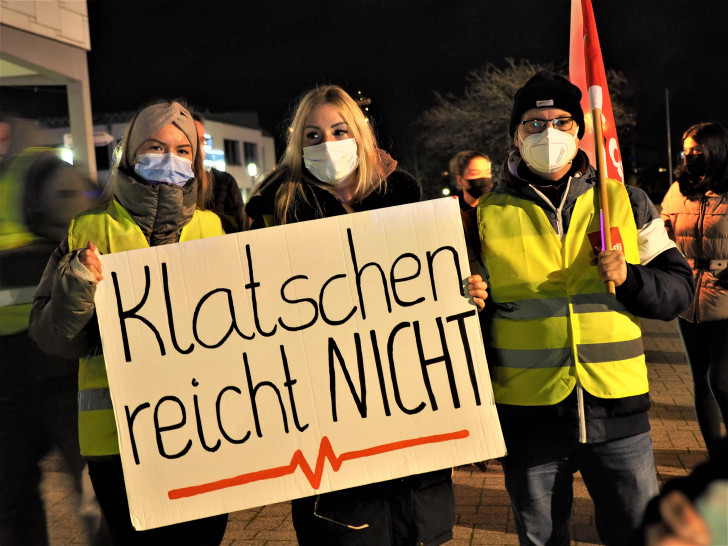 Am Mittwoch wurde in Salzgitter demonstriert.