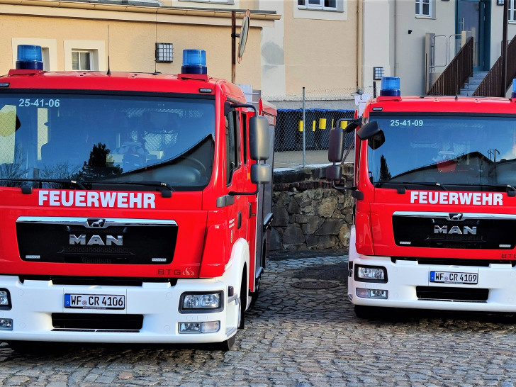 Die beiden identischen TSF-W für die Feuerwehren Hemkenrode und Schulenrode. 