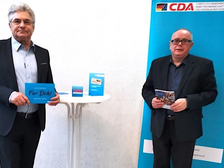 Über die Umsetzung des Gesetzes berieten vom CDA-Vorstand Herbert Theissen (li.) und Andreas Meißler. 