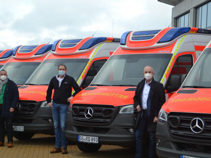 Der Landkreis Goslar darf sich über sechs neue Rettungsfahrzeuge freuen.
