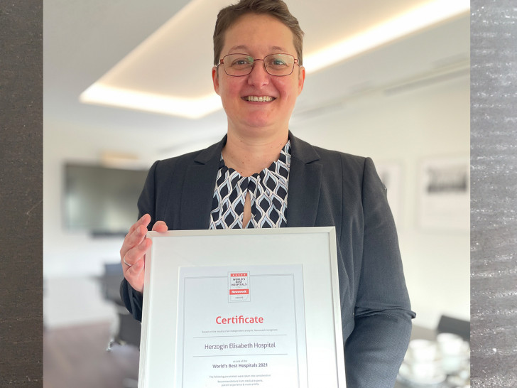 Für Geschäftsführerin Monika Skiba ist die Auszeichnung „World’s Best Hospital 2021“ ein Verdienst aller HEH-Mitarbeitenden.