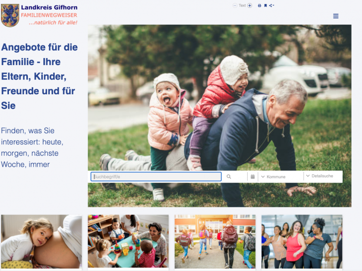 Der neue Familienwegweiser für den Landkreis Gifhorn. 