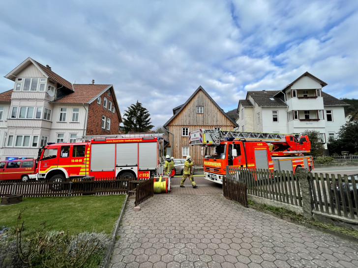 Die Feuerwehr Bad Harzburg rückte zu einem Schornsteinbrand aus.