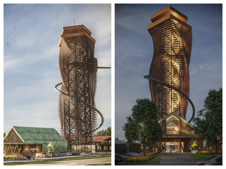 Ab Frühjahr 2022 soll der neue Turm Touristen zum Torfhaus locken.