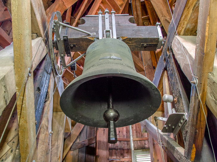 Die Glocke von St. Michaelis in Fallersleben.