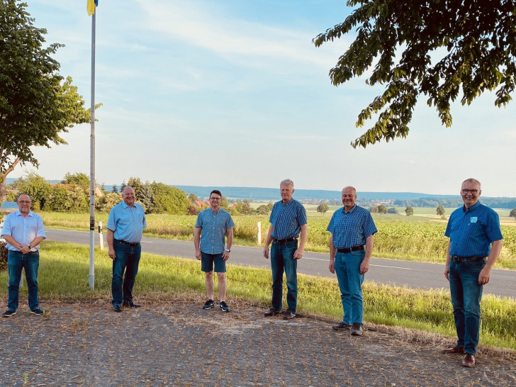 Von linka: Heinz Buse; Norbert Löhr; Jens Lüder; Gerd Nölcke; Christian Söchtig und Martin Friedrichs.