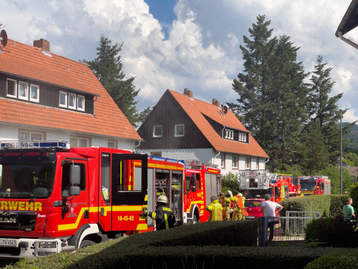 In Bündheim kam es am Samstag zu einem Kellerbrand.