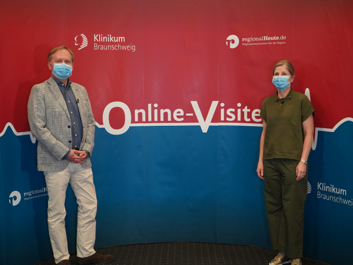 Dr. Henk Garritsen, Chefarzt für klinische Transfusionsmedizin und Dr. Bettina Biermann, Oberärztin der Klinischen Transfusionsmedizin.