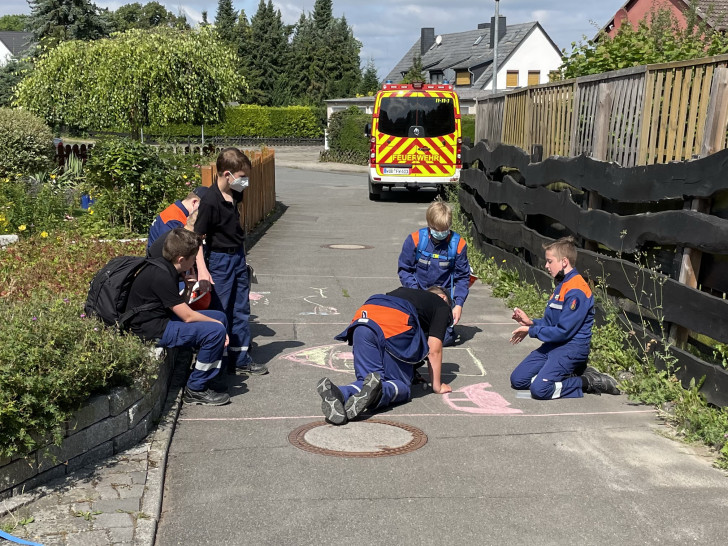 Die Kinder und Jugendlichen mussten im Rahmen des Marsches verschiedene Aufgaben erfüllen.