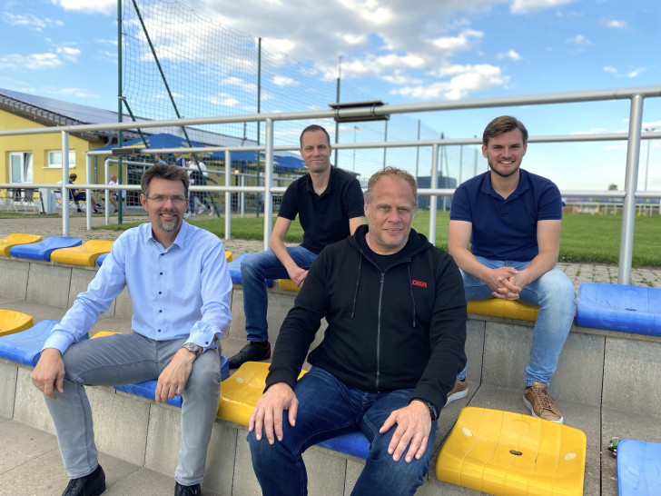 Cornelius Bölsing, Björn Brandes, Niels Dreher und Vincent Schwarz (v. li.).