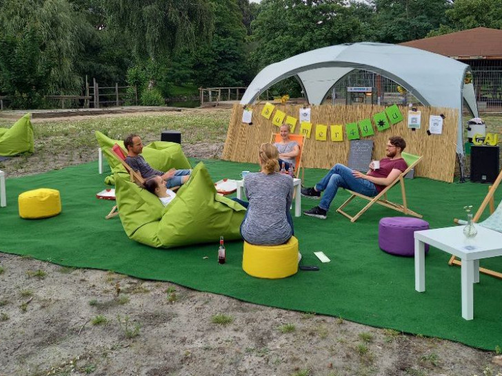 Es gibt einen neuen Treffpunkt für Jugendliche im Bürgerpark.