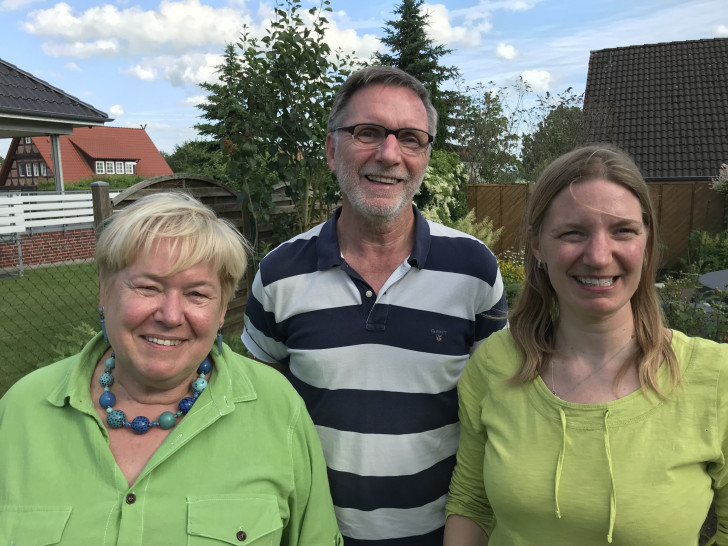 Von links: Monika Berkhan, Hermann Berkhan und Lisbeth Kunz. 
