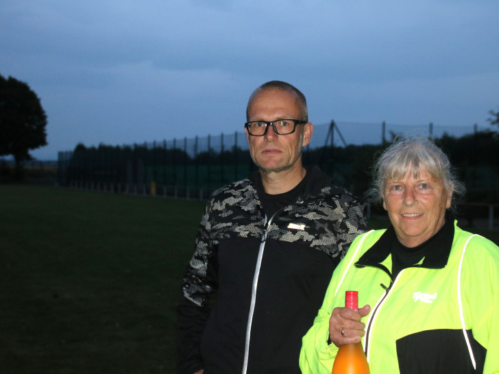 Die beiden Sieger Mattias Band und Heidrun Jung.