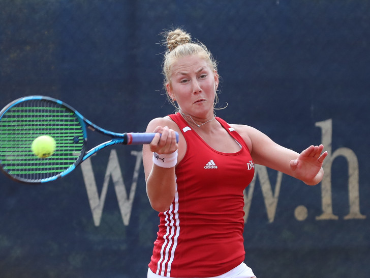 Jantje Tilbürger vom DTV Hannover steht nach überstandener Qualifikation in Runde zwei des Hauptfeldes.