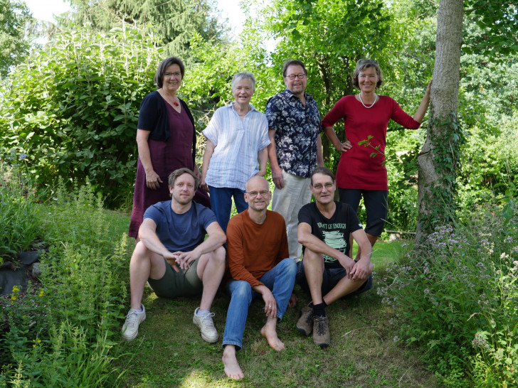 stehend Nicola Pöckler, Christiane Wagner-Judith , Gerhard Bartschies-Franke, Saskia Hoog; davor Moritz Goedeke, Robert Hübner, Carsten Brüninghaus