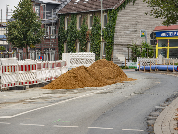 In der Goslarschen Straße wird weiter gebaut.