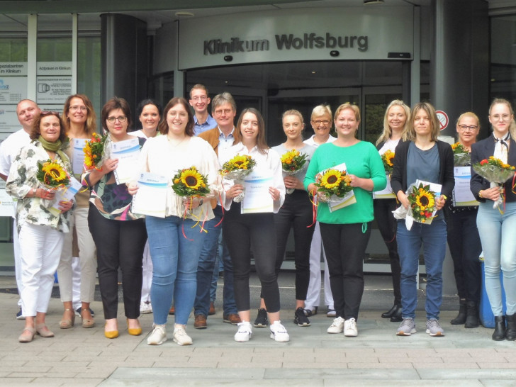 Im Klinikum Wolfsburg haben insgesamt zehn weitere Kolleg*innen die Fortbildung zu „Hygienebeauftragten in der Pflege“ erfolgreich abgeschlossen.