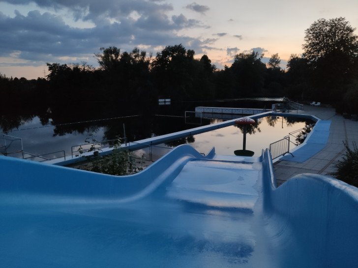 Der Fümmelsee in den Abendstunden.
