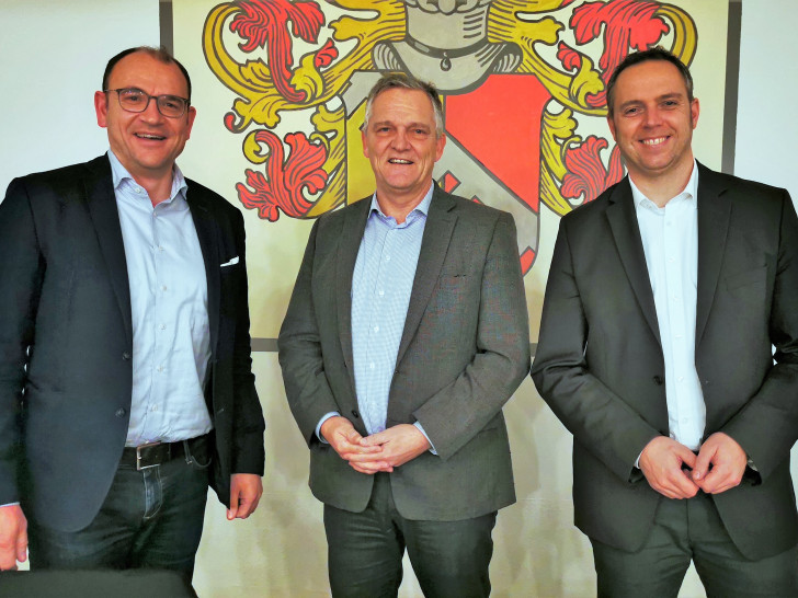 Von links: Erik Homann, der neuer Vorsitzende Rainer Block, sowie sein Stellvertreter Falk-Olaf Hoppe. 