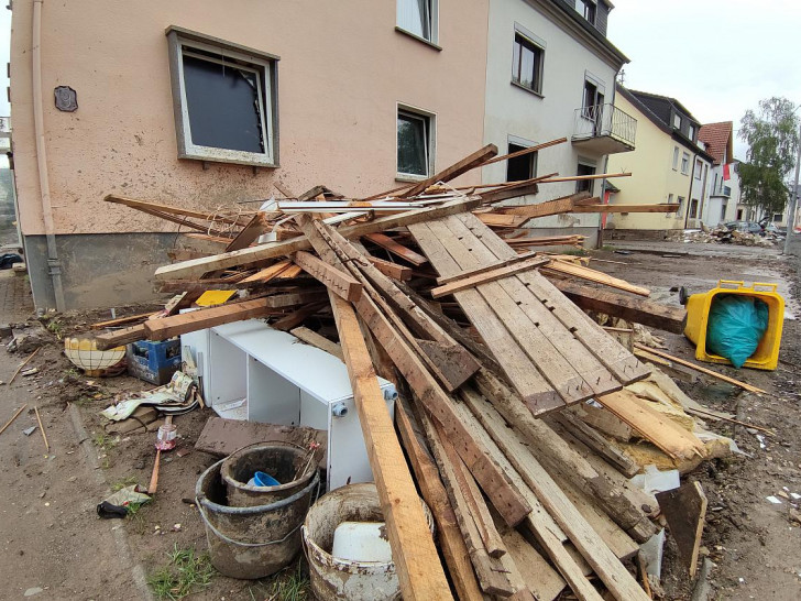 Das Hochwasser 2021 richtete im Südwesten Deutschlands hohen Schaden an. Symbolbild