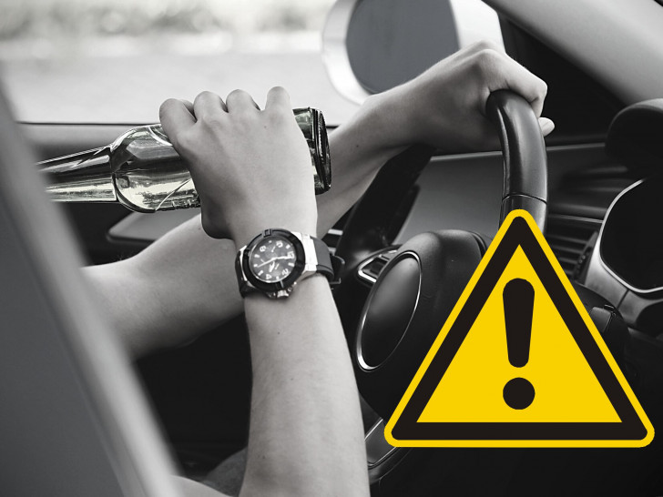 Do not drink and drive! Unfälle unter Alkoholeinfluss nehmen wieder zu.