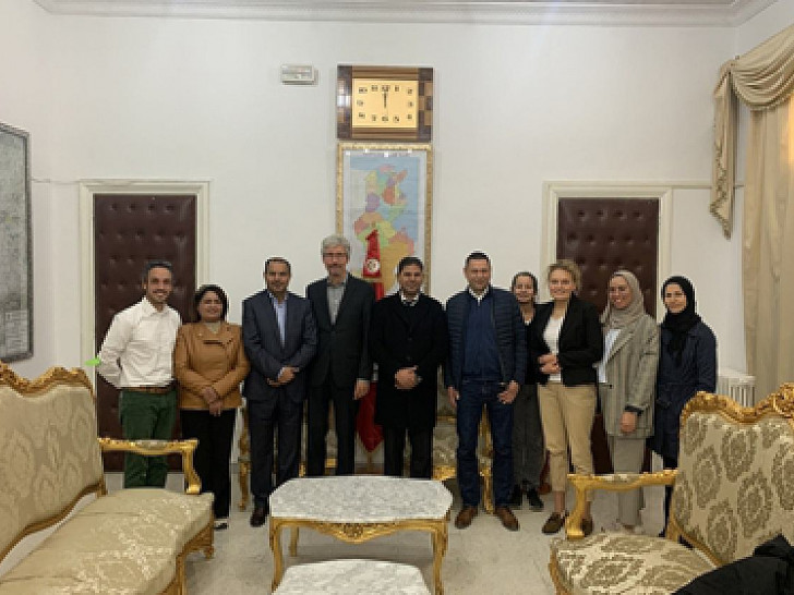 Besuch der Wolfsburger Fachdelegation beim Gouverneur und Bürgermeister von Jendouba, Wolfsburgs Partnerstadt in Tunesien