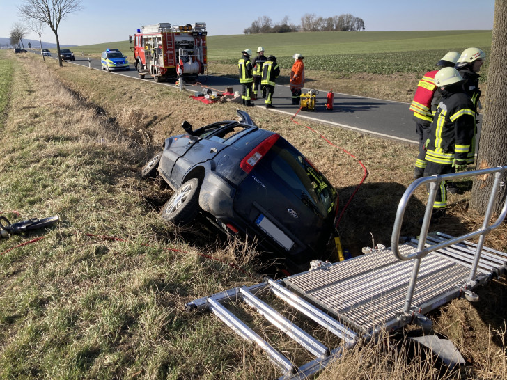 Gestern kam es auf der K513 zwischen Schöppenstedt und Groß Vahlberg zu einem schweren Unfall. 