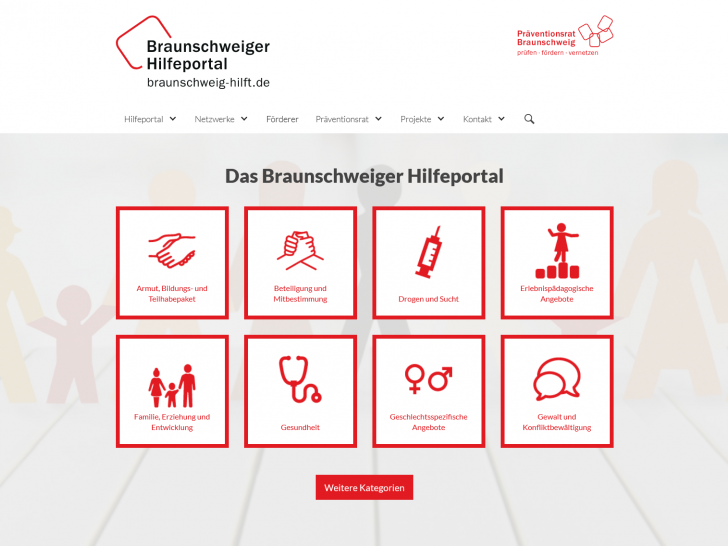 Den Relaunch hat der Präventionsrat dazu genutzt, die Informationen zu aktualisieren und neue Angebote zu implementieren.