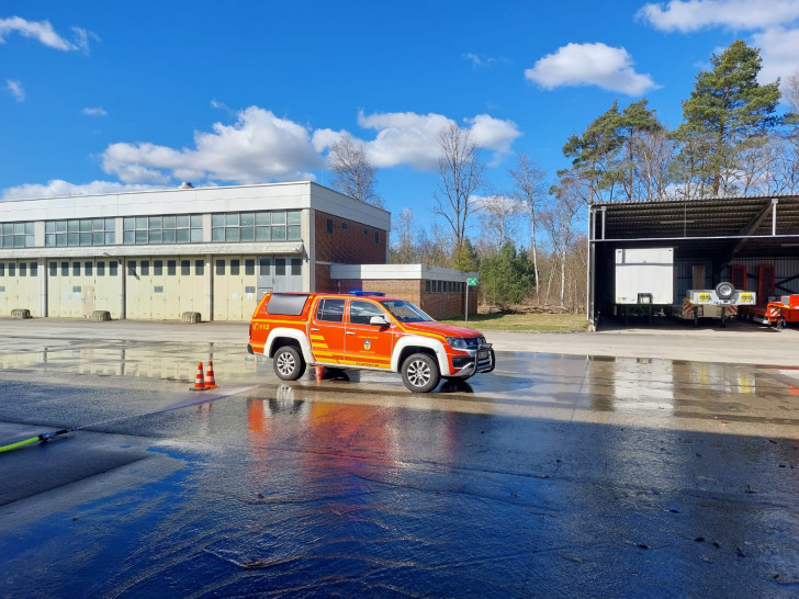 Im Niedersächsischen Landesamt für Brand- und Katastrophenschutz wurde ein Fahrtraining durchgeführt.