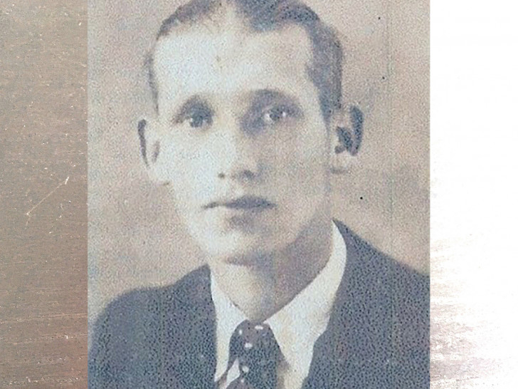 Privates Foto des Niederländers Gerardus Devriesere (1918-1942), der im Alter von 24 Jahren in Heerte verstarb.