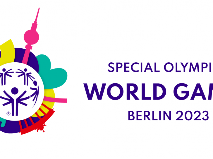 Das Logo der Special Olympics World Games 2023 in Berlin.