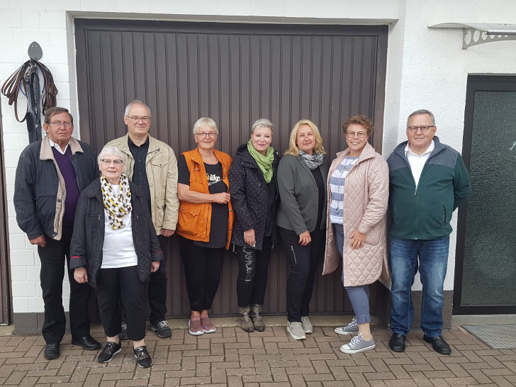 Der neue Vorstand des SoVD-Ortsverbandes Veltenhof, ganz rechts der 1. Ortsvorsitzende Reiner Knoll.