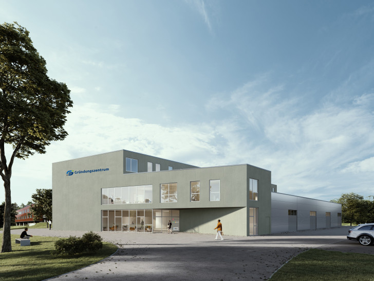 Auf dem Campus der TU Clausthal wird im Spätsommer 2022 das neue Gründungszentrum eröffnen.