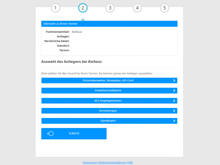 Auf der Startseite der Homepage der Gemeinde Lehre ist das Online-Terminbuchungsportal im weiß hinterlegten Kasten "Öffnungszeiten" zu finden.